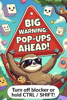 Pop Up Warning